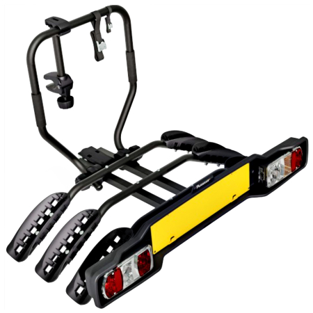 Suporturi biciclete - Suport 3 biciclete Peruzzo Siena 669/3N cu prindere pe carligul de remorcare, Negru