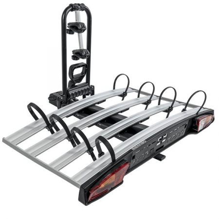 Suporturi biciclete - Suport biciclete Menabo Alcor 4 pentru 4 biciclete cu prindere pe carligul de remorcare