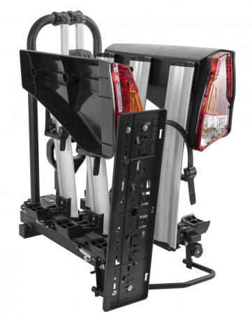 Suport biciclete Menabo Antares Plus pentru 3 biciclete cu prindere pe carligul de remorcare, pliabil [1]