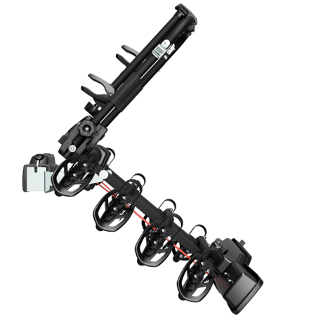 Suport biciclete Peruzzo Parma 4 biciclete 706/4N negru cu prindere pe carligul de remorcare [3]