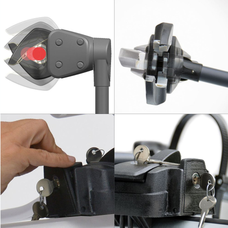 Suport biciclete Peruzzo Pure Instinct 710 cu prindere pe bare transversale - pentru o bicicleta [4]