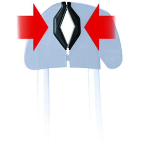 Suport biciclete Peruzzo Roma Tandem 604 Aluminiu cu prindere pe bare transversale - pentru o bicicleta [3]