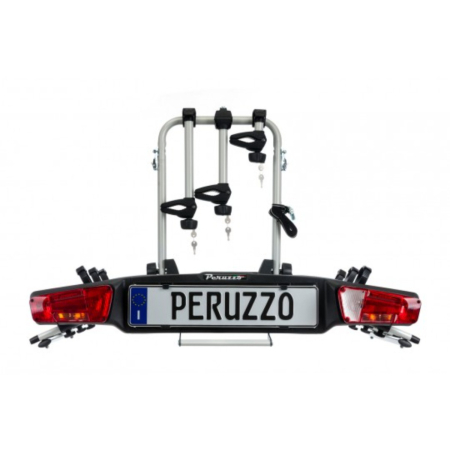 Suport biciclete Peruzzo Zephyr 713/3E cu prindere pe carligul de remorcare - pentru 3 biciclete electrice [1]