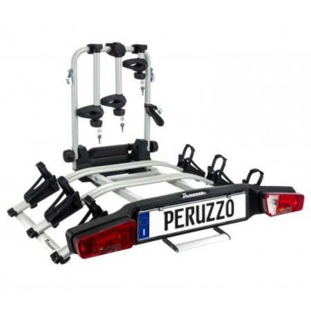 Suporturi biciclete - Suport biciclete Peruzzo Zephyr 713/3E cu prindere pe carligul de remorcare - pentru 3 biciclete electrice