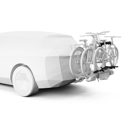 Suport biciclete Thule EasyFold 3 cu prindere pe carligul de remorcare - pentru 2 biciclete [2]