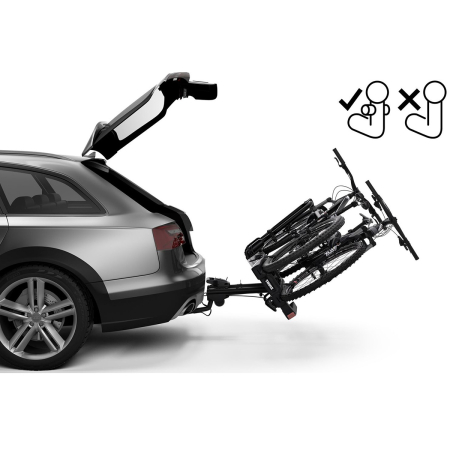 Suport biciclete Thule EasyFold XTF 2 cu prindere pe carligul de remorcare (13 pini) - pentru 2 biciclete [3]