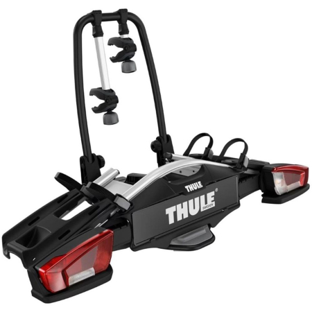 Suporturi biciclete - Suport biciclete Thule VeloCompact 924003 cu prindere pe carligul de remorcare, pentru 2 biciclete, 13-pini