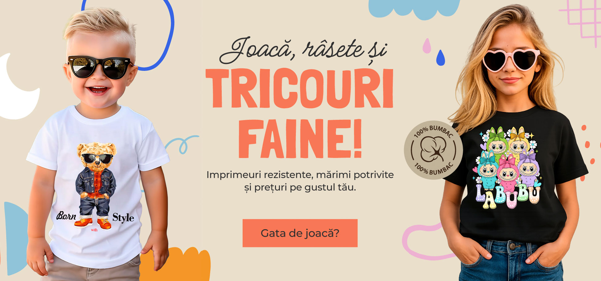 Colectia de tricouri pentru copii
