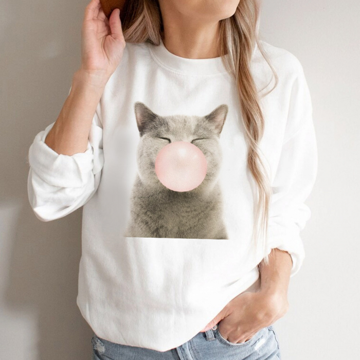 Bluza Dama Alba Bubble Cat [1]