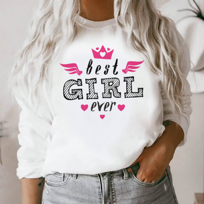 Bluza Dama Alba Best girl ever Outlet 2XL [1]
