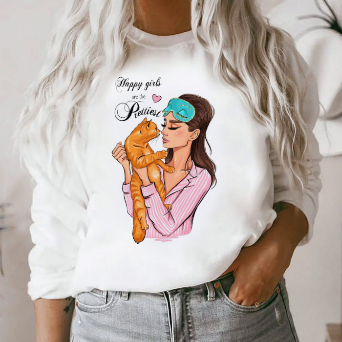 Bluza Dama Alba Happy Girls Are The Prettiest Outlet L [1]