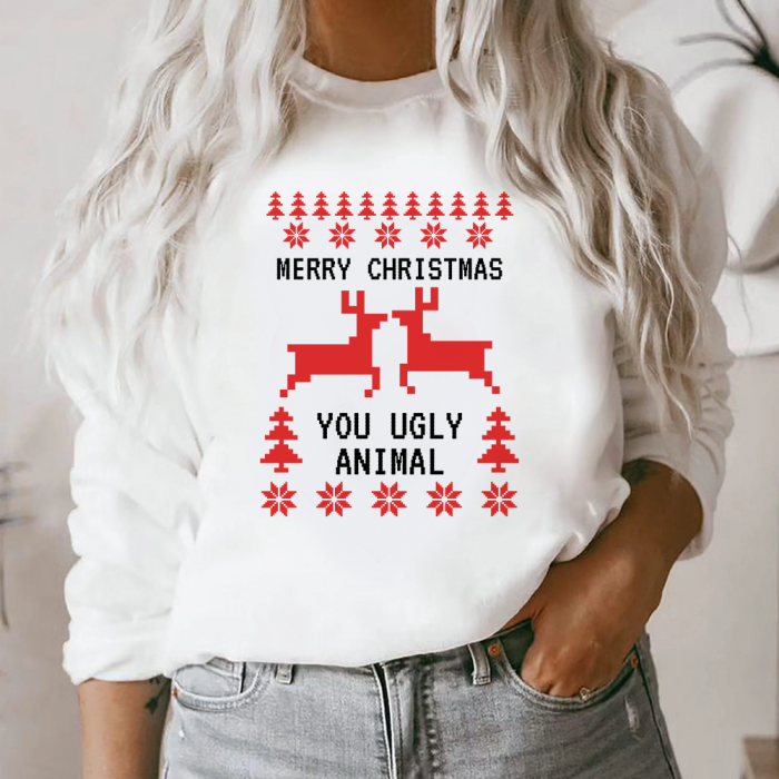 Bluza Dama Alba Merry Christmas Animal [1]