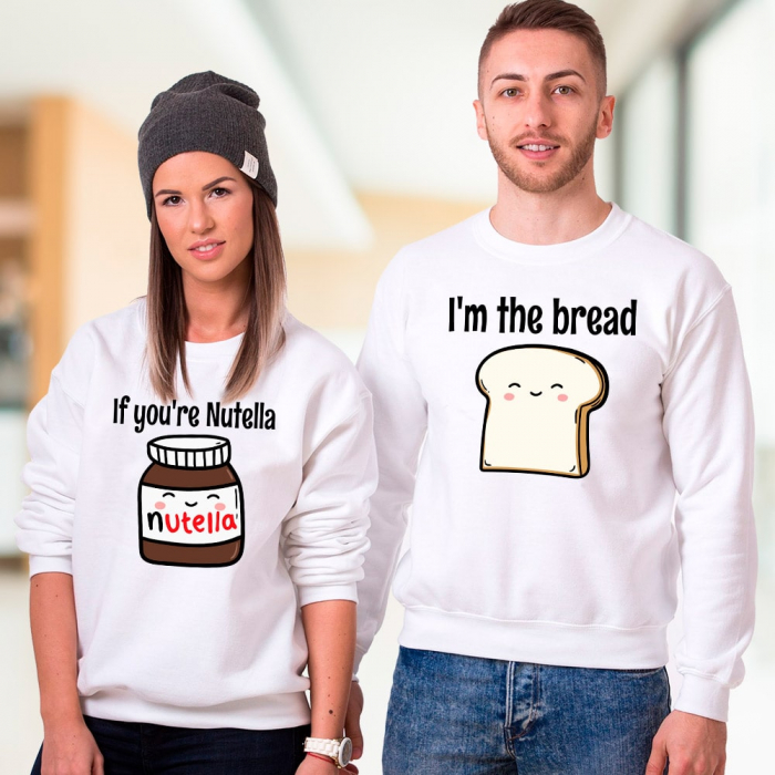 Bluze Cuplu I'm The Bread If You're Nutella [1]