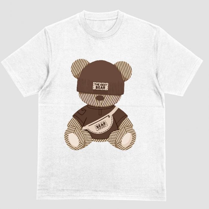 Tricou Unisex Alb The Best Bear [1]