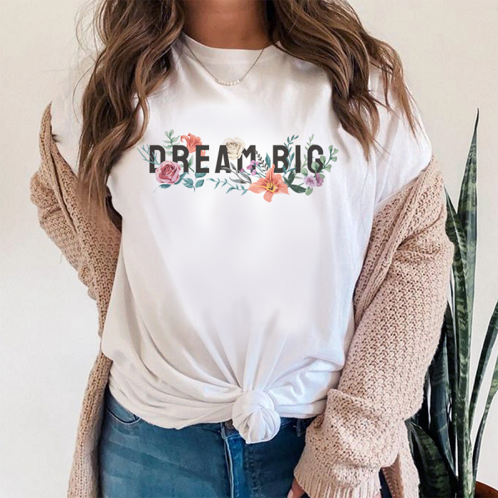 Tricou Dama Alb Big Dream [1]