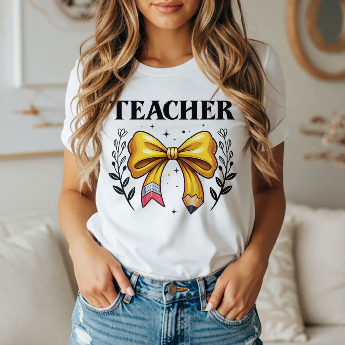 Tricou Dama Alb Teaching with Style [1]