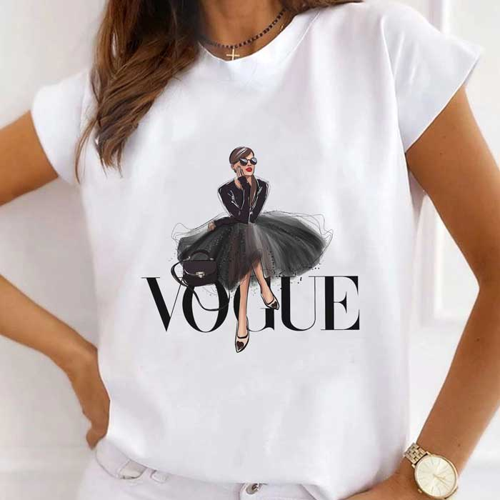 Tricou Dama Alb Vogue [1]