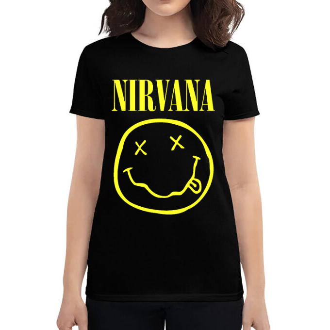 Tricou Dama Nirvana Negru [1]