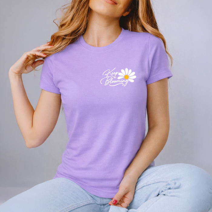 Tricou Dama Lila Keep blooming [2]