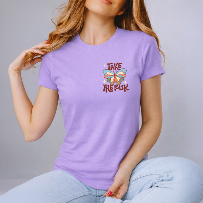 Tricou Dama Lila Take the risk [2]