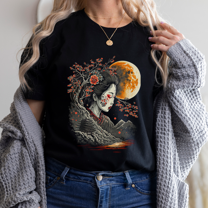Tricou Dama Negru Geisha Dream [1]