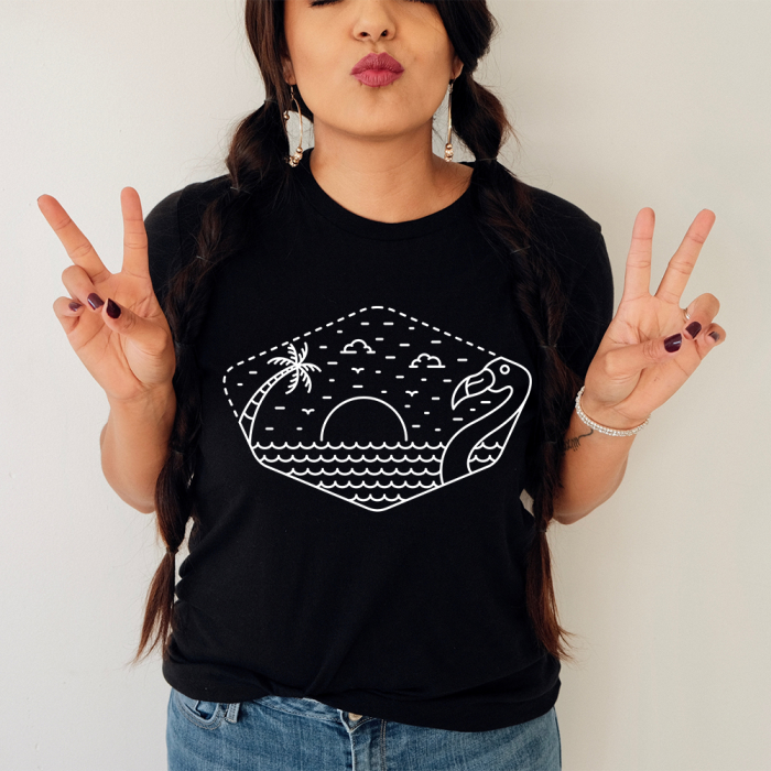 Tricou Dama Negru Beach Endless Summer [1]