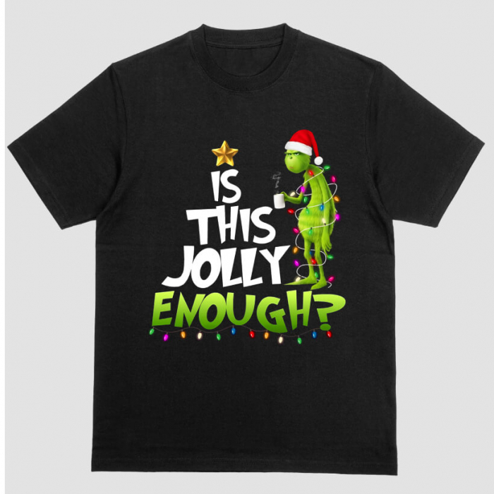 Tricou Unisex Negru Enough [1]