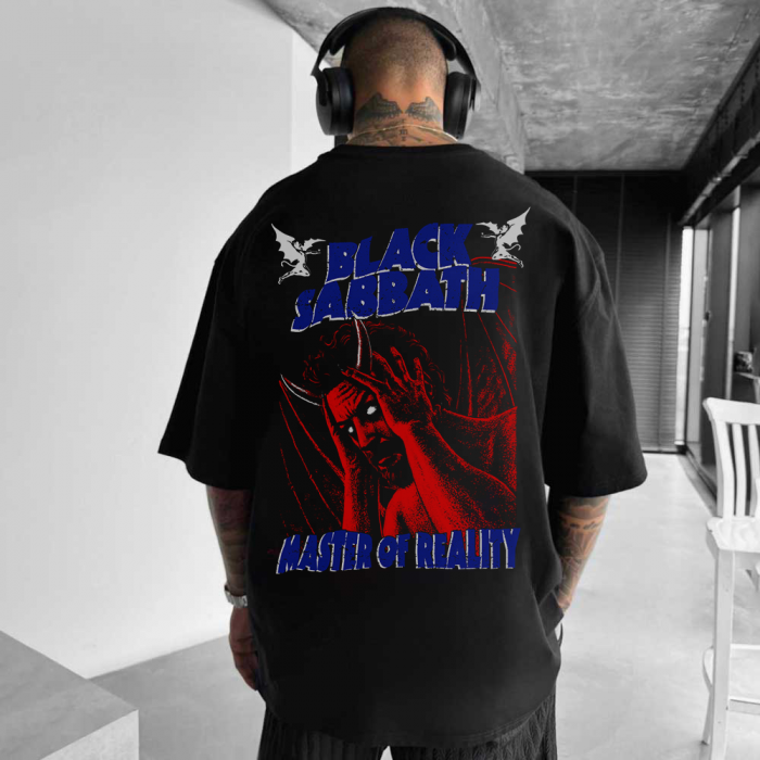 Tricou Negru Oversize Master Of Reality [1]
