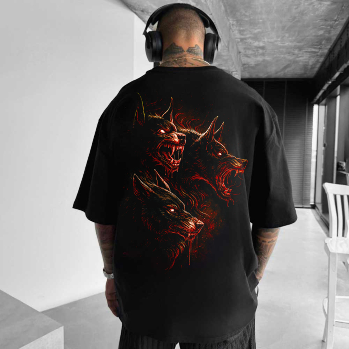 Tricou Negru Oversize Blood Pack [1]