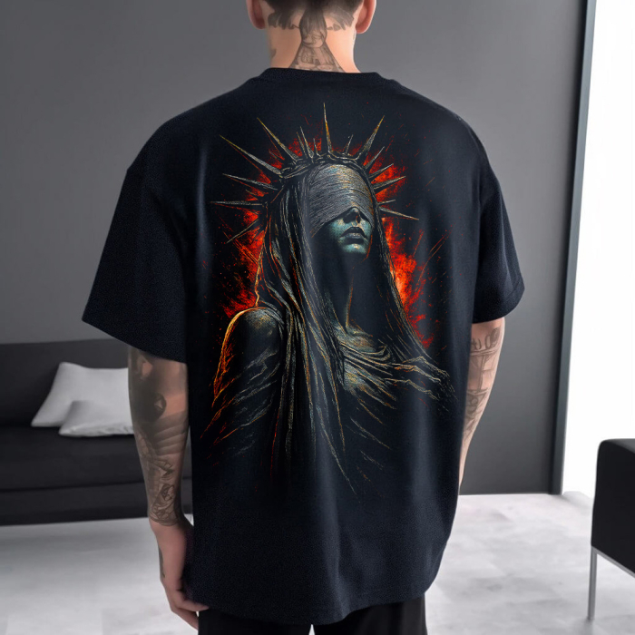 Tricou Negru Oversize True Liberty [1]
