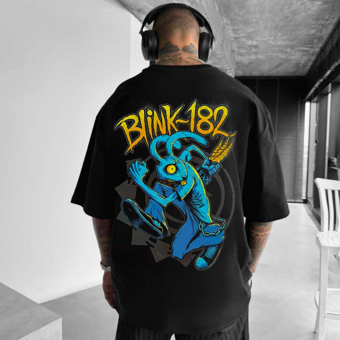 Tricou Negru Oversize Blink [1]