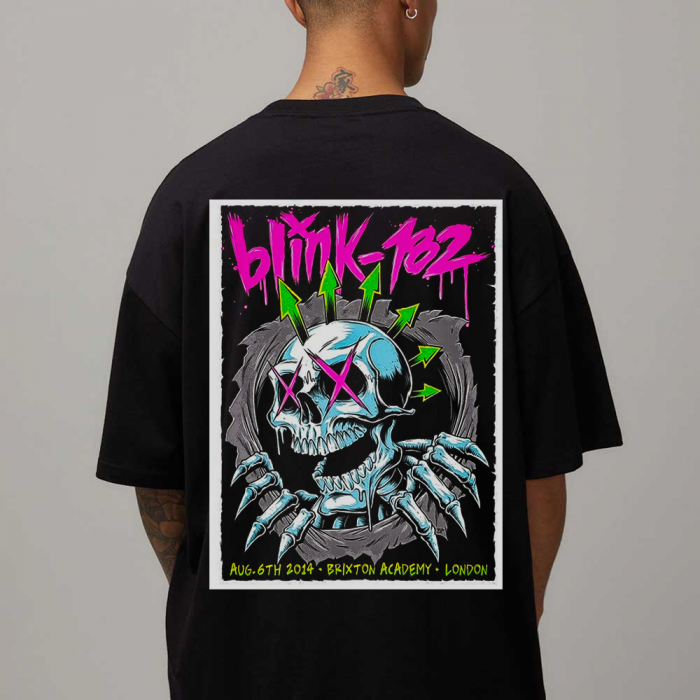 Tricou Negru Oversize Blink Concert [1]
