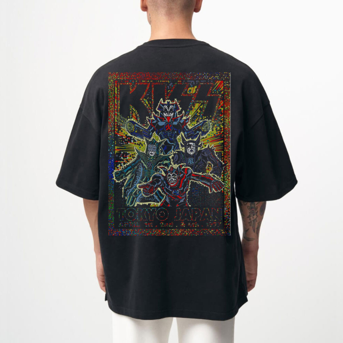 Tricou Negru Oversize Robo Samurai [1]