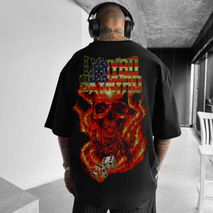 Tricou Negru Oversize The Lord Of Hell [1]