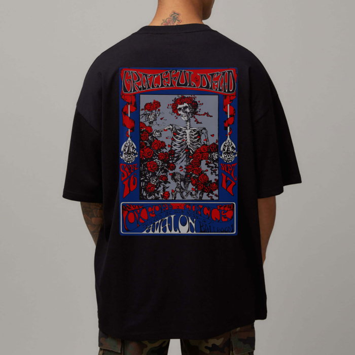 Tricou Negru Oversize The Summer Of Love [1]
