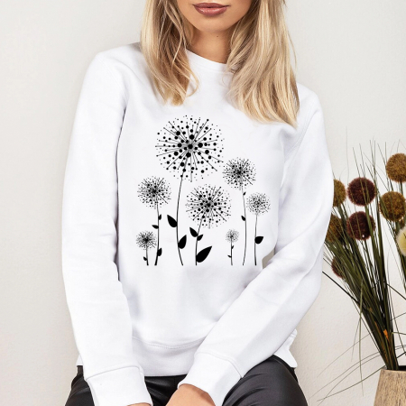 Bluze Abstract - Bluza Dama Abstract Flower