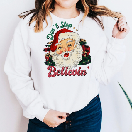 Bluze X-mas - Bluza Dama Alba Don't Stop Believing