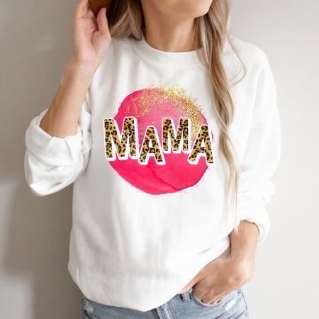 Bluze Femei - Bluza Dama Alba Fancy Mom