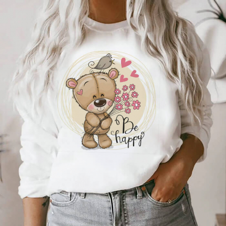 Outlet - Bluza Dama Alba Happy Bear Outlet XL