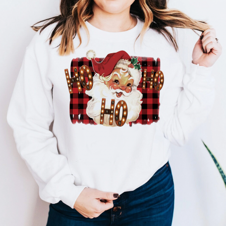 Bluze X-mas - Bluza Dama Alba Happy Santa