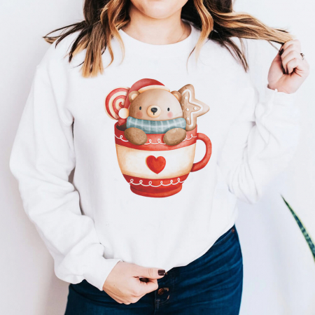 Bluze X-mas - Bluza Dama Christmas Bear Mug