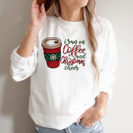 Bluze X-mas - Bluza Dama Alba I Run Of Coffee