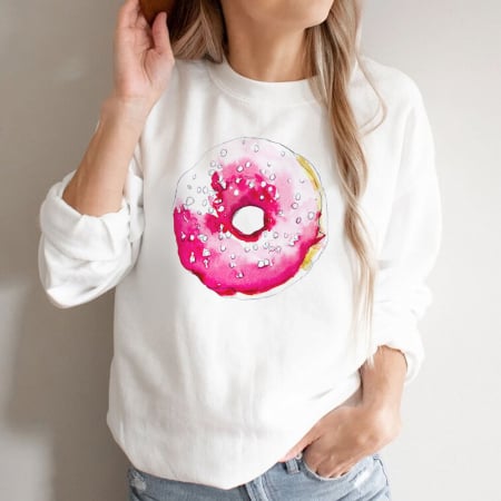 Bluze Femei - Bluza Dama Alba Snow Donut