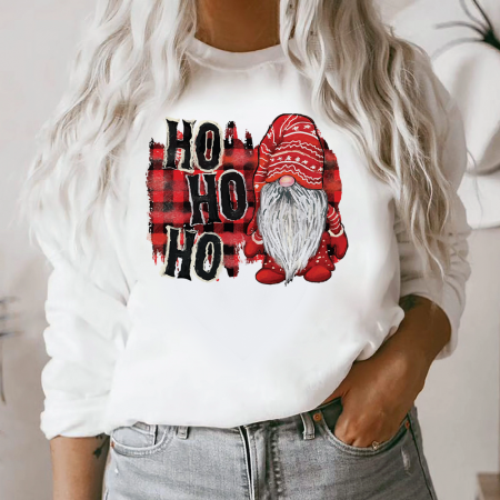 Bluze X-mas - Bluza Dama Alba Christmas Gnome