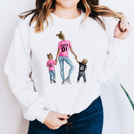 Outlet - Bluza Dama Alba Mom Life Outlet L