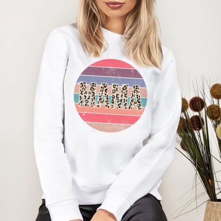 Bluze Femei - Bluza Dama Alba Mom