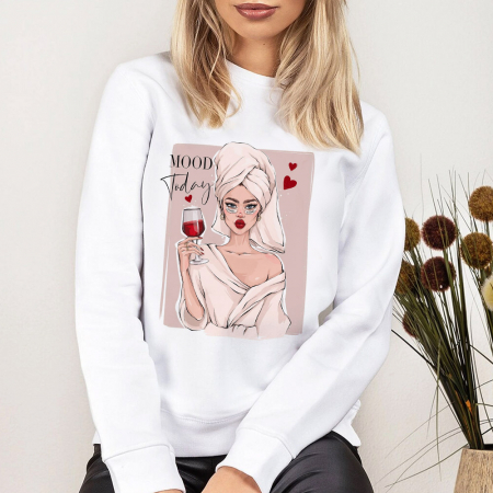Bluze Femei - Bluza Dama Alba Mood Today