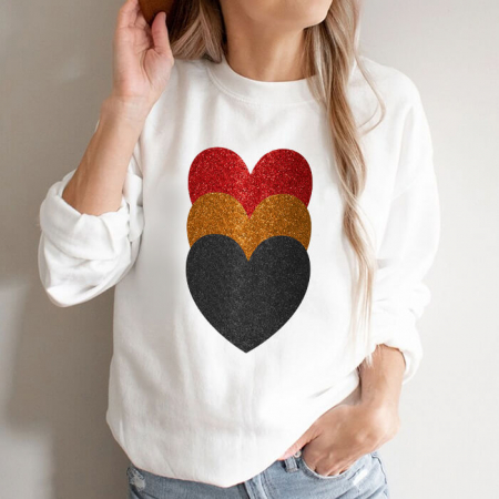 Bluze Heart - Bluza Dama Alba 3 Hearts