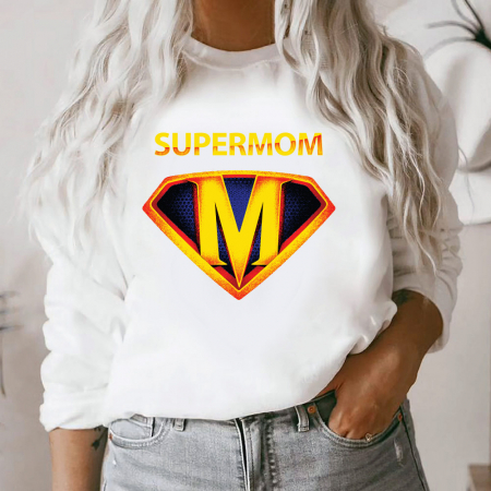 Bluze Femei - Bluza Dama Alba SuperMom