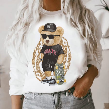 Bluze Animale - Bluza Dama King Of Skate